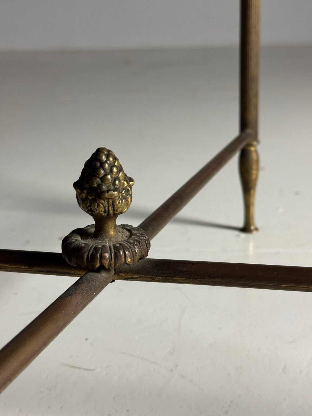 Brass Side Table in the Style of Maison Bagues, France, Mid 20th Century, photo 11
