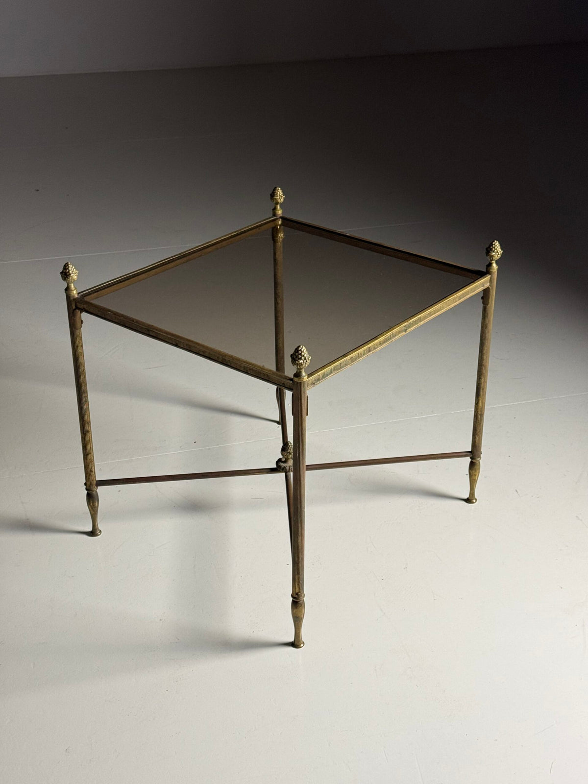 Brass Side Table in the Style of Maison Bagues, France, Mid 20th Century, photo 9