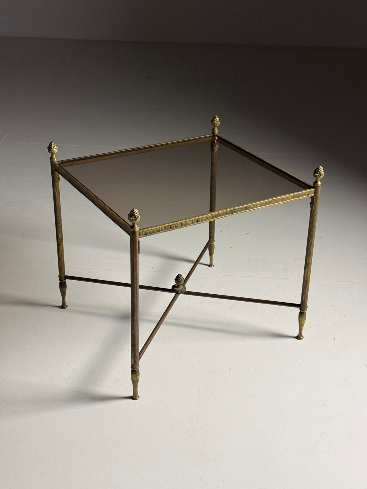 Brass Side Table in the Style of Maison Bagues, France, Mid 20th Century, photo 8