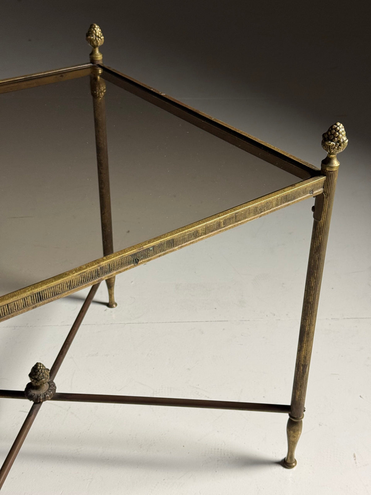 Brass Side Table in the Style of Maison Bagues, France, Mid 20th Century, photo 2