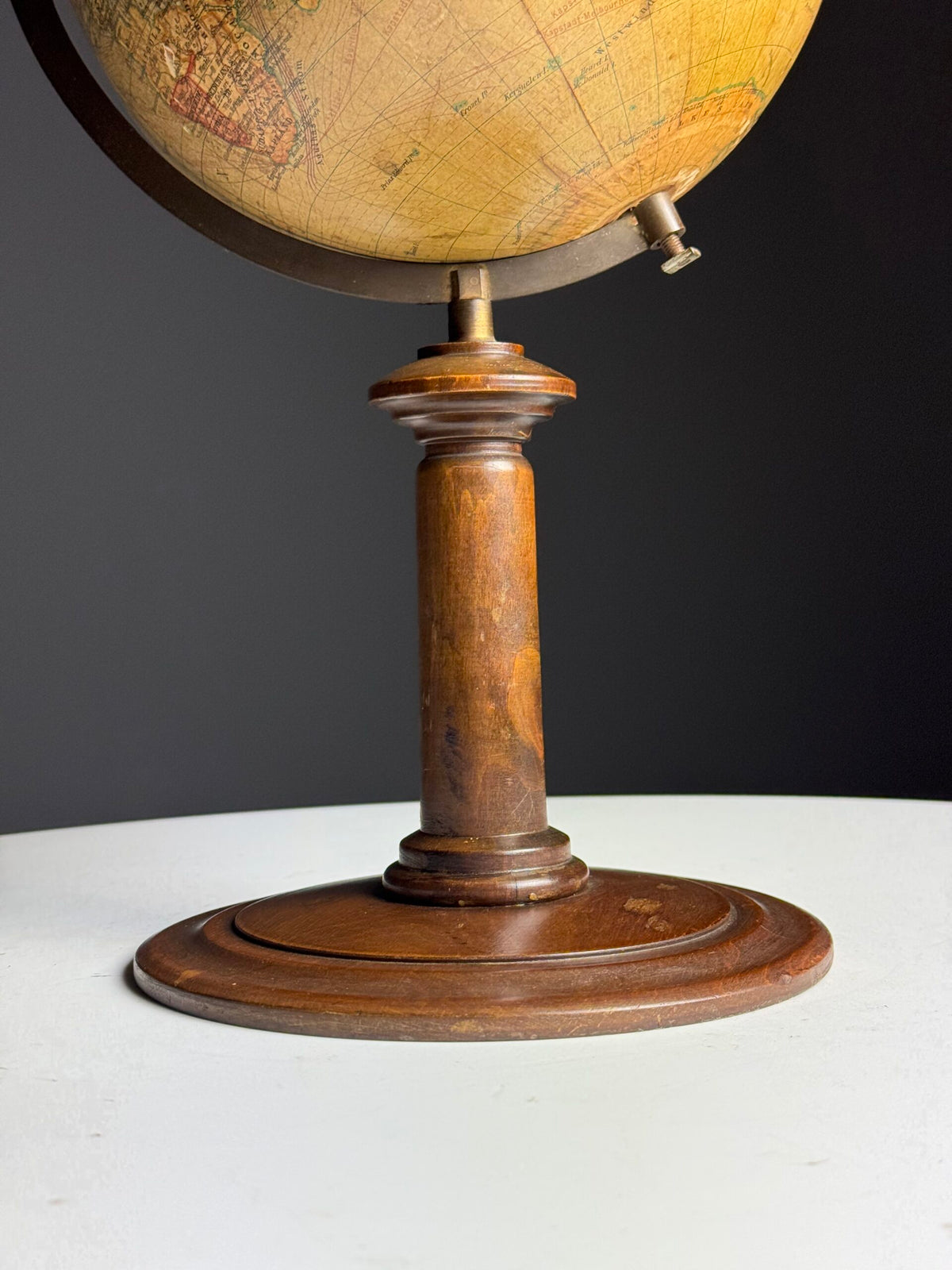 Small Erdglobus by Kartogr. Institut D. Reimer, Berlin, Mid 20th Century, photo 4
