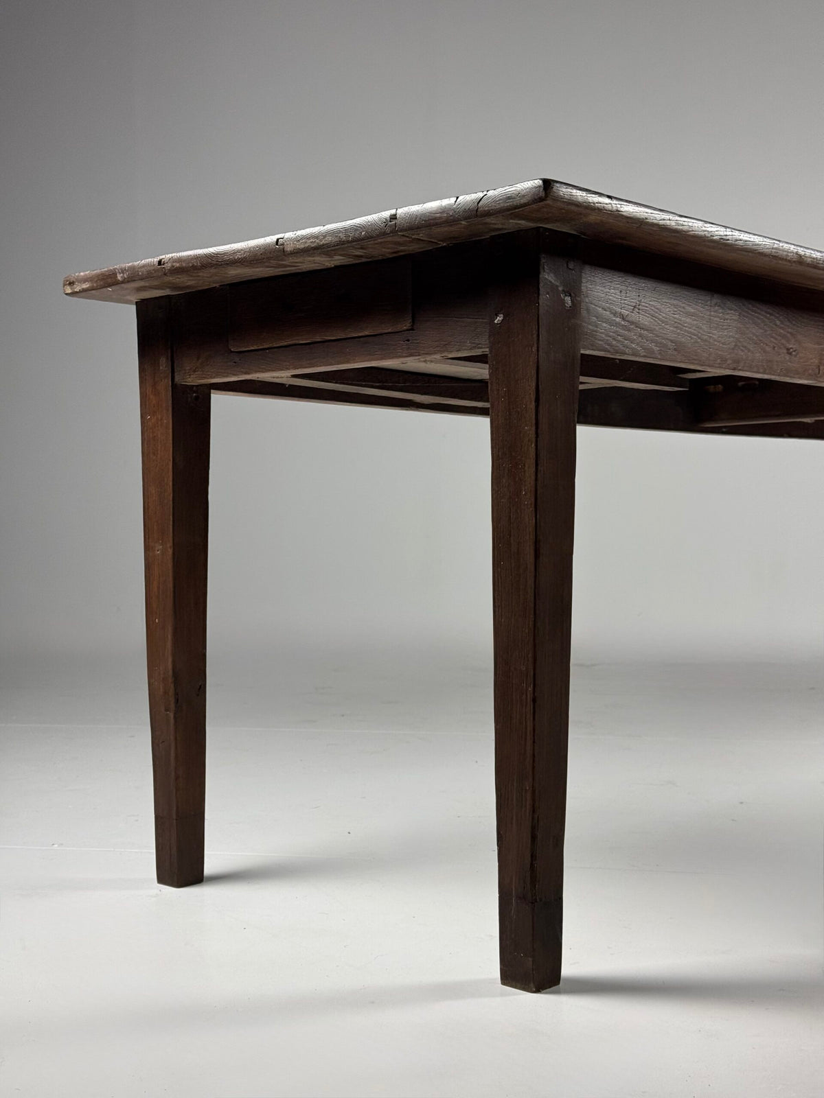 French Farmhouse Refectory Table with End Drawer, 258 cm, photo 12