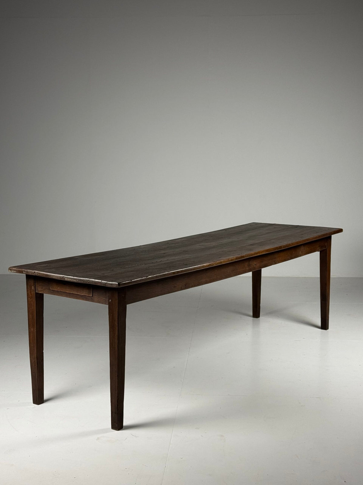 French Farmhouse Refectory Table with End Drawer, 258 cm, photo 11