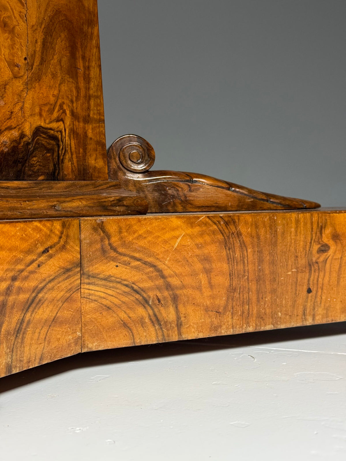 Biedermeier Walnut Center Table, Early 19th Century, photo 14
