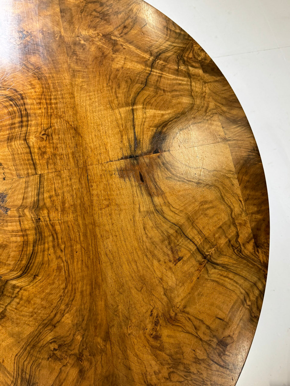 Biedermeier Walnut Center Table, Early 19th Century, photo 2