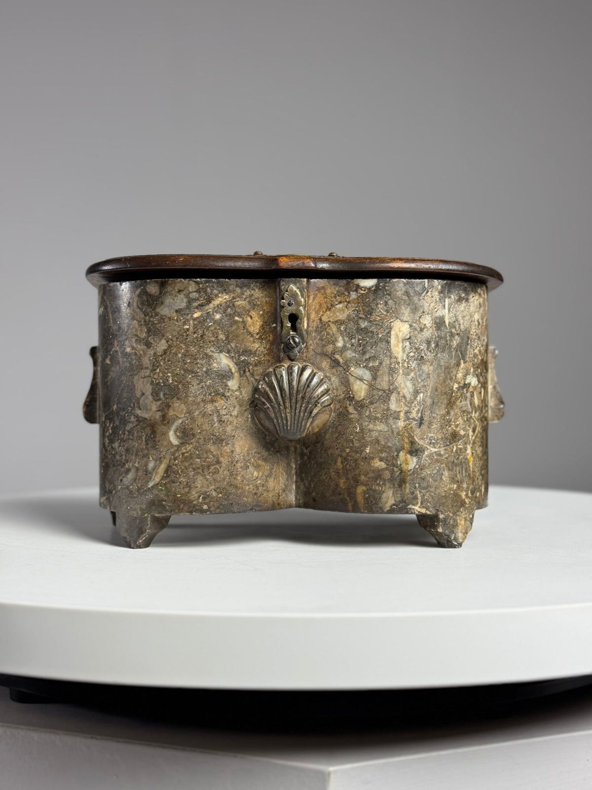 Regency Marble and Wood Viscera Box, 18th Century, photo 24