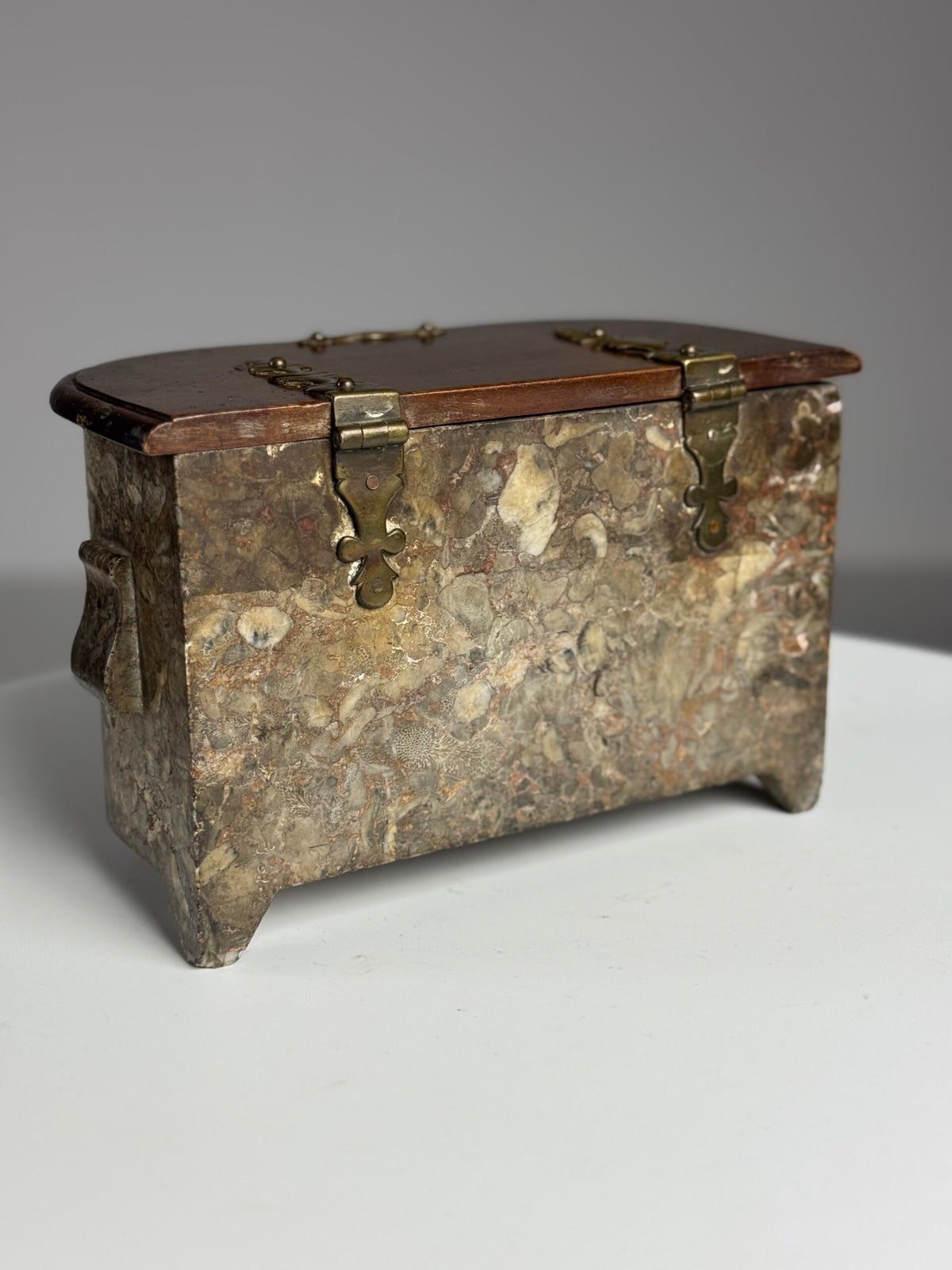 Regency Marble and Wood Viscera Box, 18th Century, photo 22