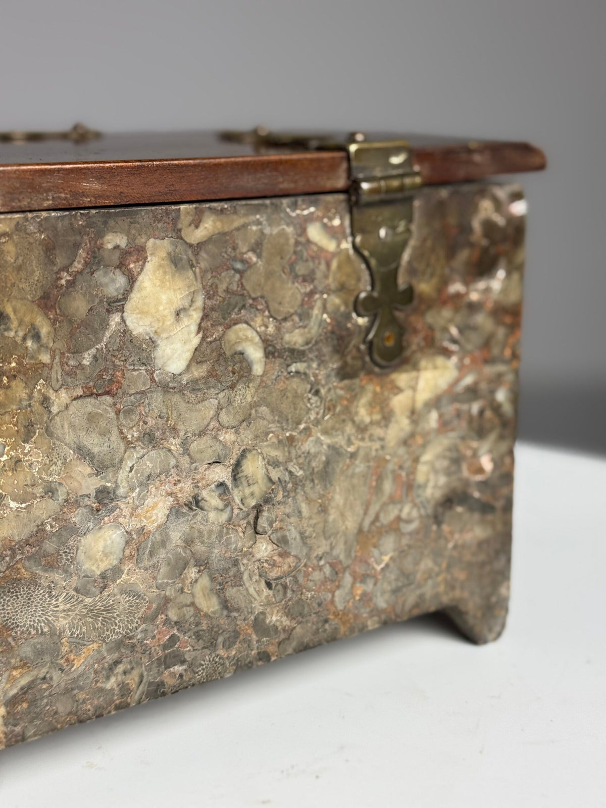 Regency Marble and Wood Viscera Box, 18th Century, photo 11