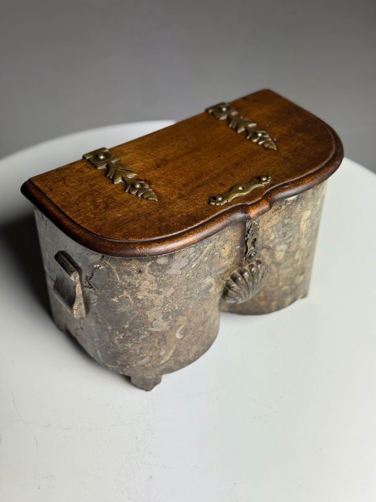 Regency Marble and Wood Viscera Box, 18th Century, photo 20