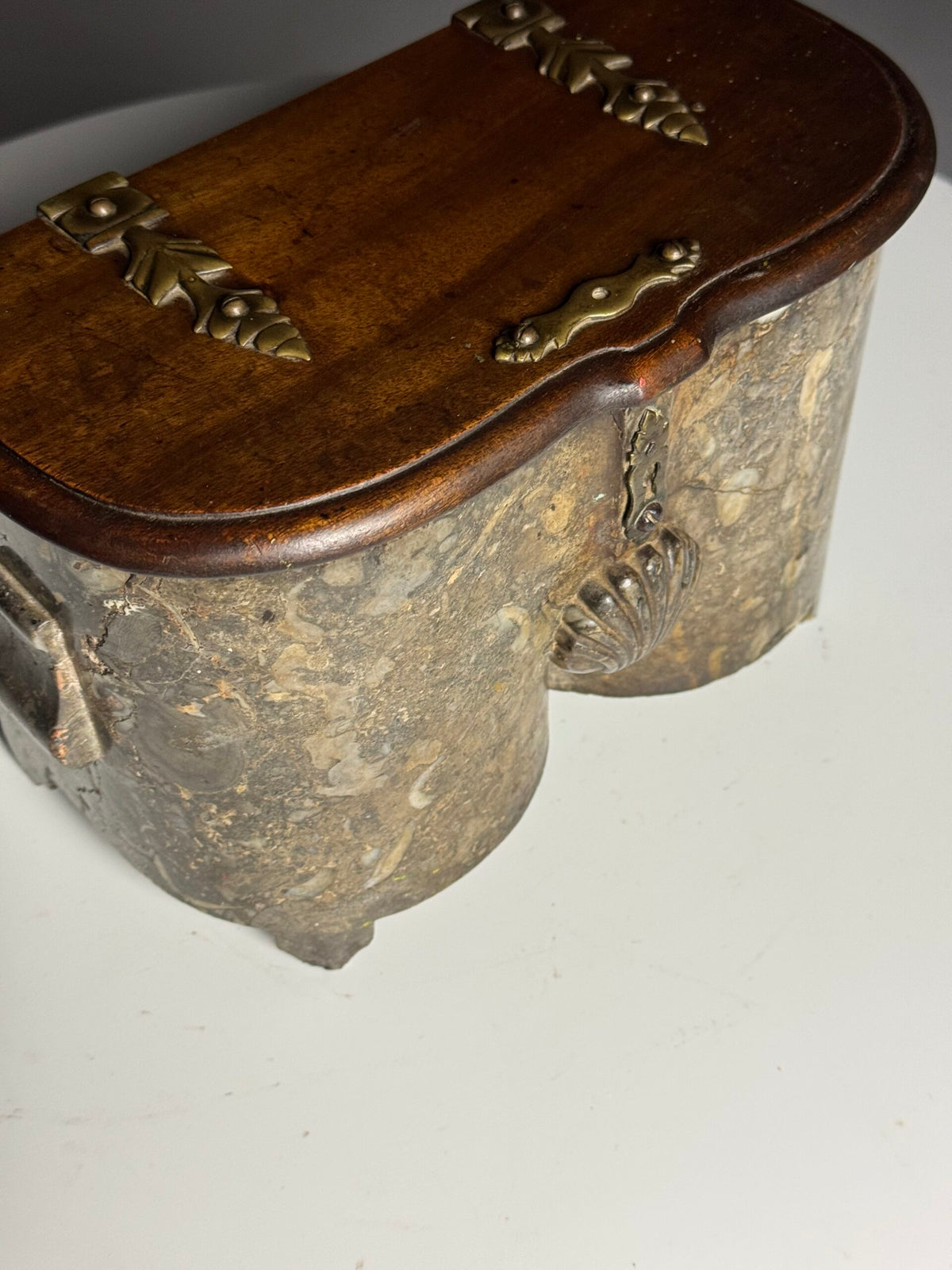 Regency Marble and Wood Viscera Box, 18th Century, photo 15