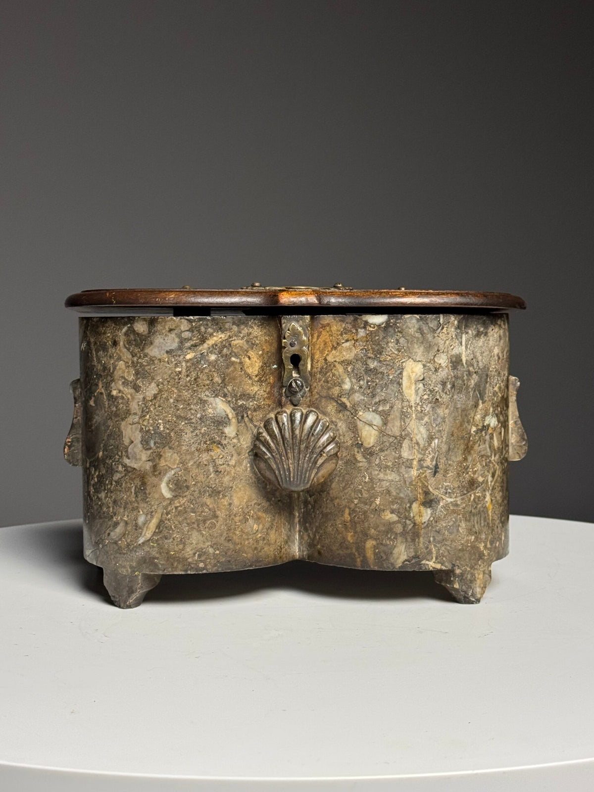 Regency Marble and Wood Viscera Box, 18th Century, photo 12