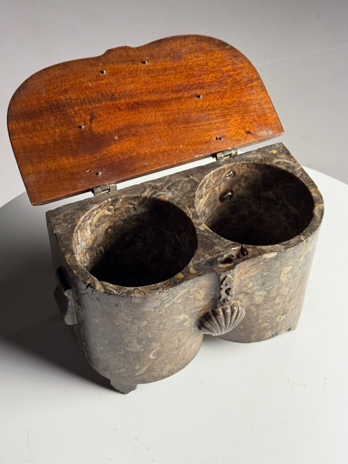 Regency Marble and Wood Viscera Box, 18th Century, photo 10