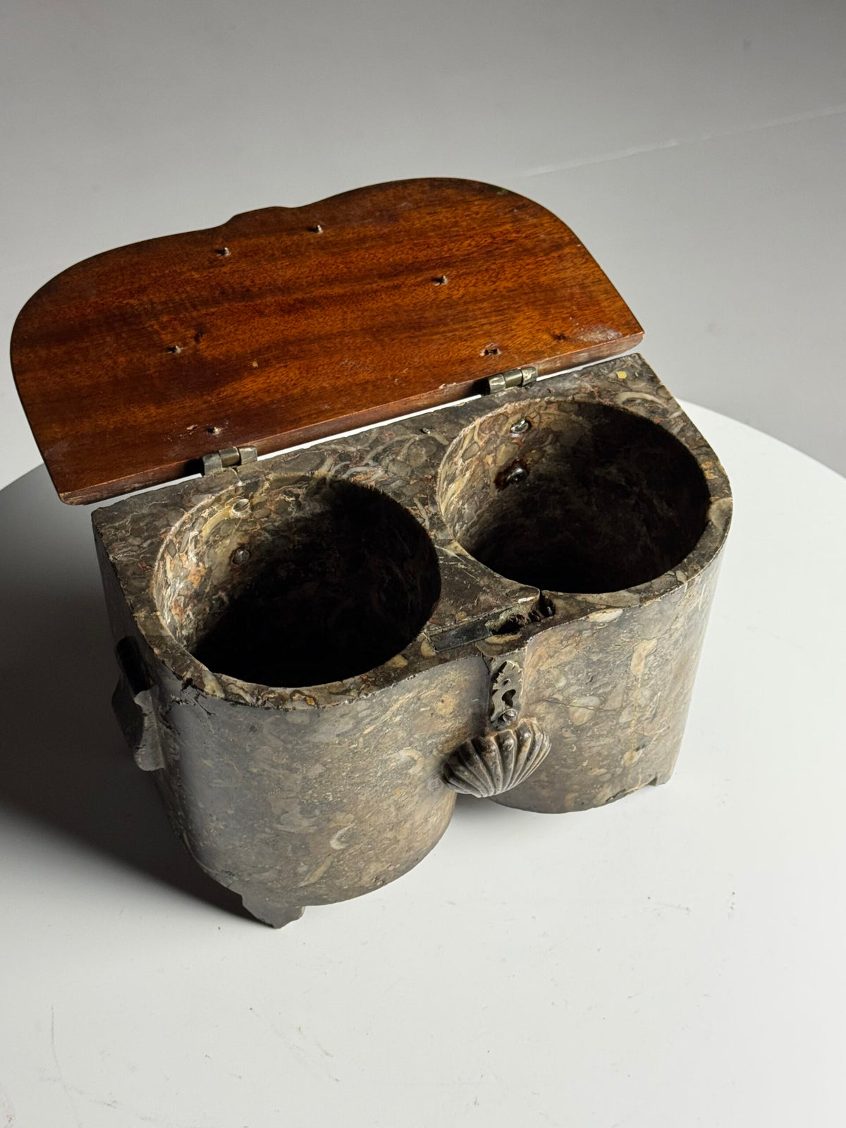 Regency Marble and Wood Viscera Box, 18th Century, photo 8