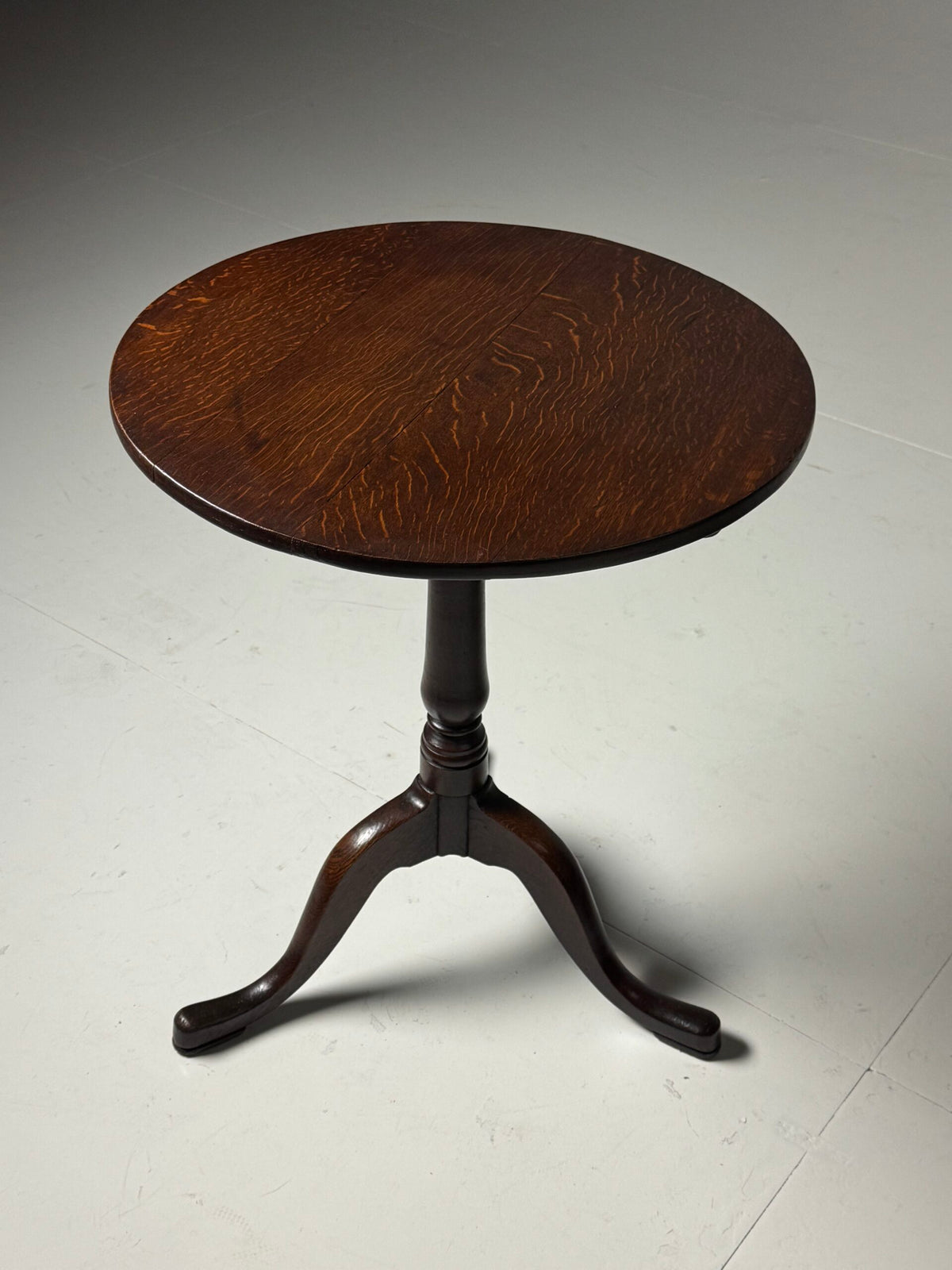 English Oak Tilt Top Table, 19th Century, photo 18