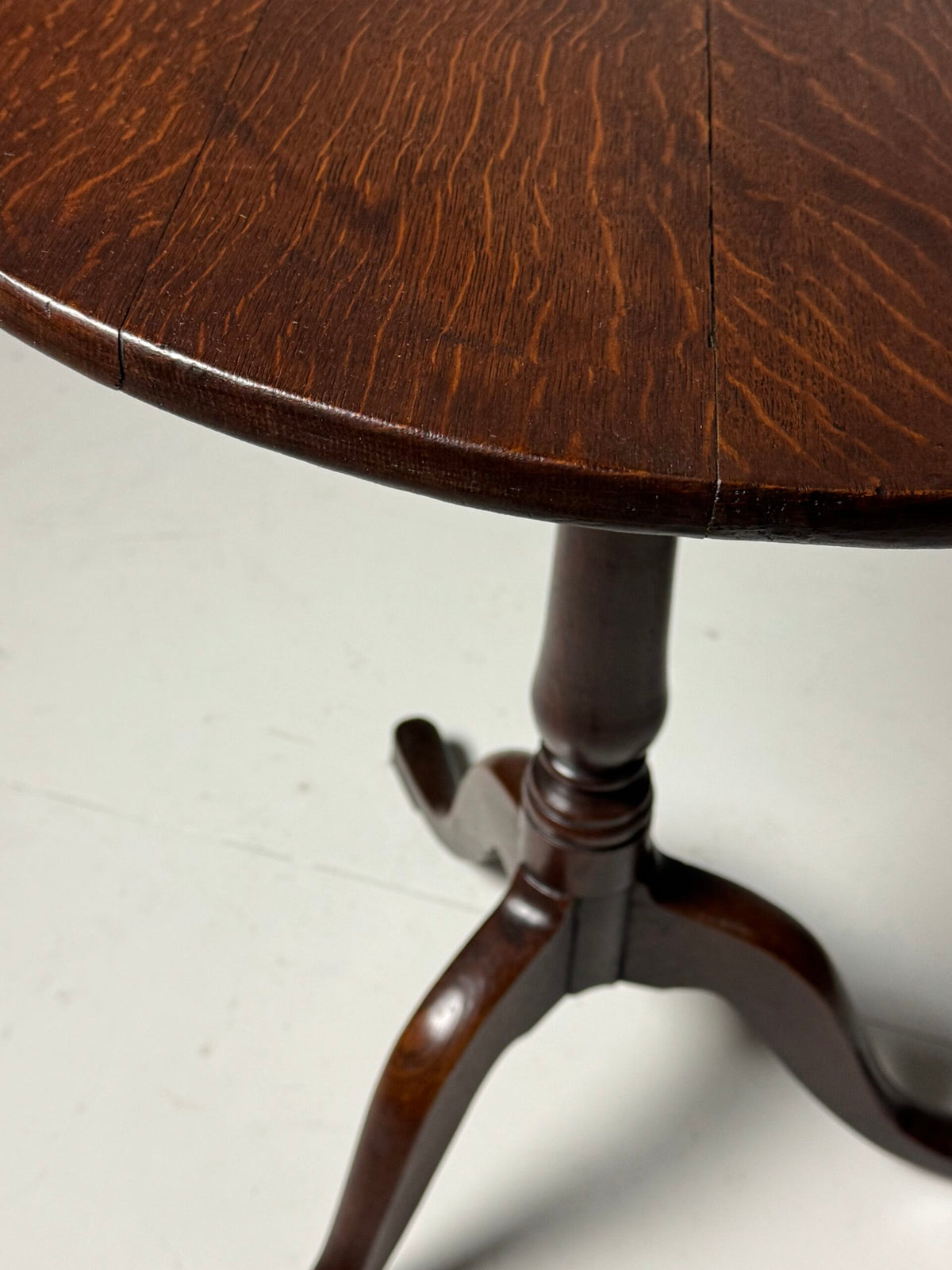 English Oak Tilt Top Table, 19th Century, photo 15