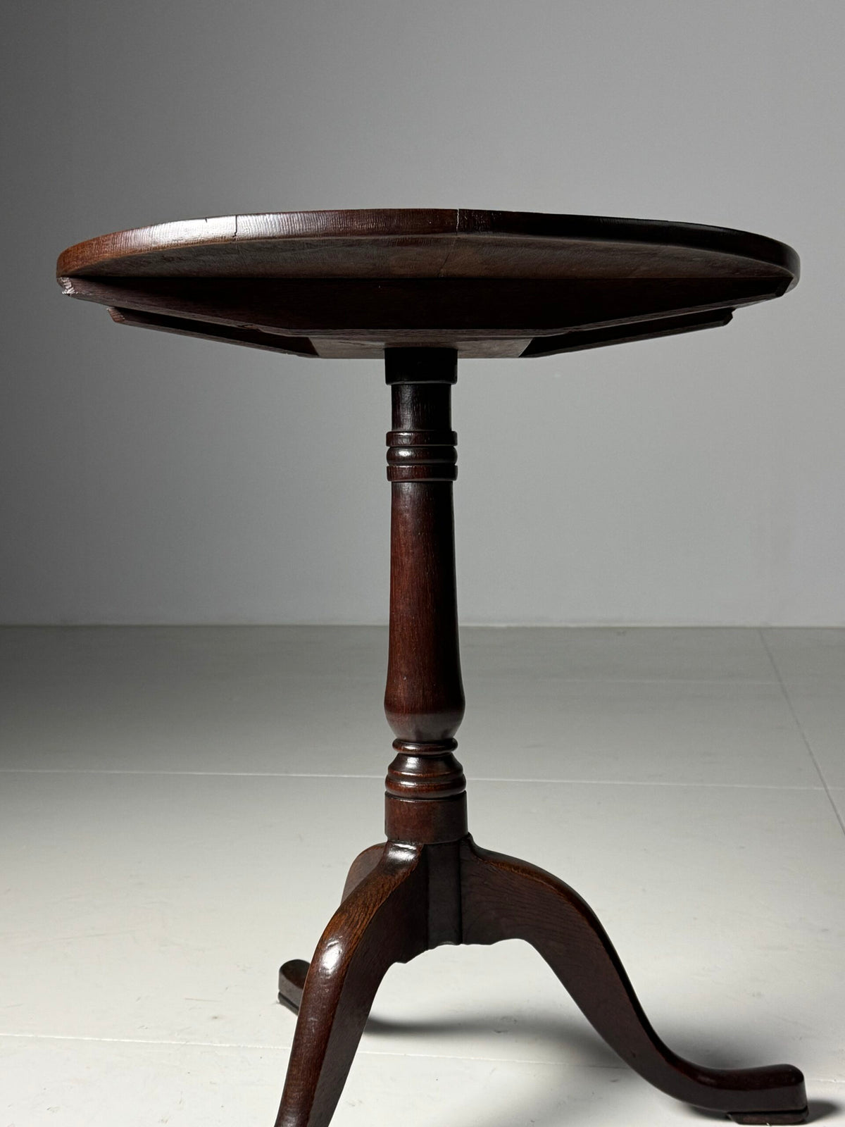 English Oak Tilt Top Table, 19th Century, photo 13