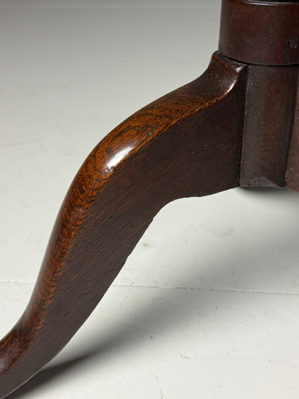 English Oak Tilt Top Table, 19th Century, photo 11