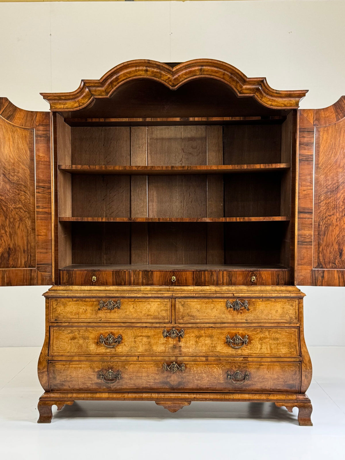 Dutch Burr Walnut Cabinet, 1770 to 1790, photo 34