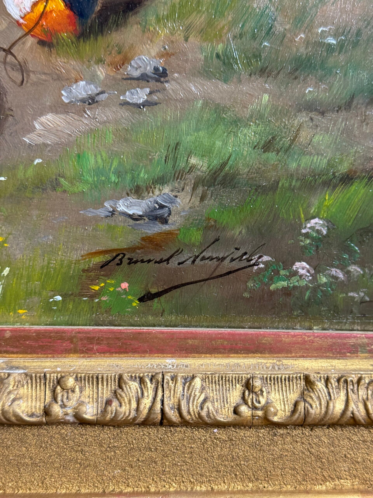 Oil Painting of Playing Kittens by Alfred Arthur Brunel de Neuville, photo 20