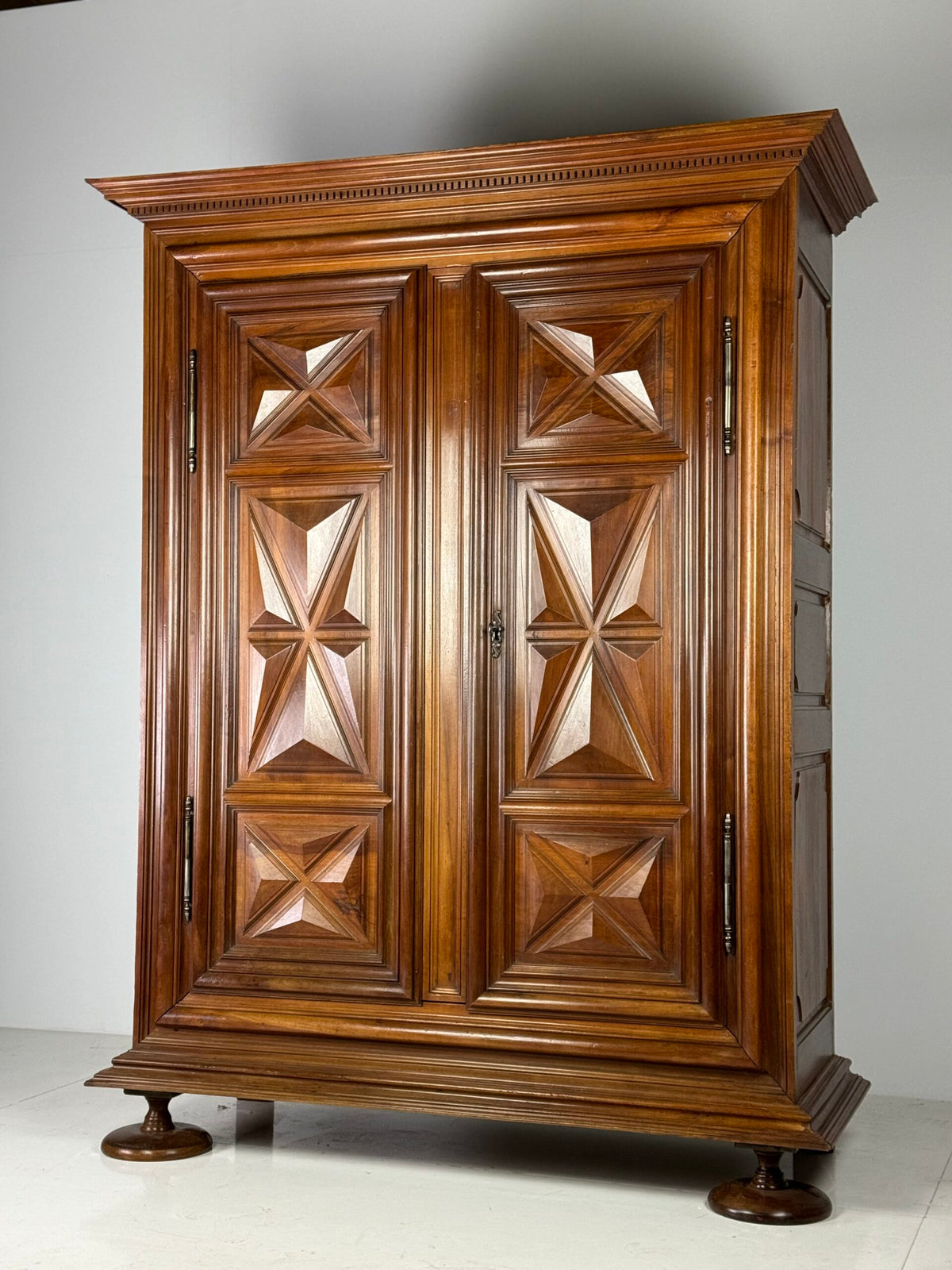 Burgundy Walnut Cabinet, Late 19th Century, photo 1