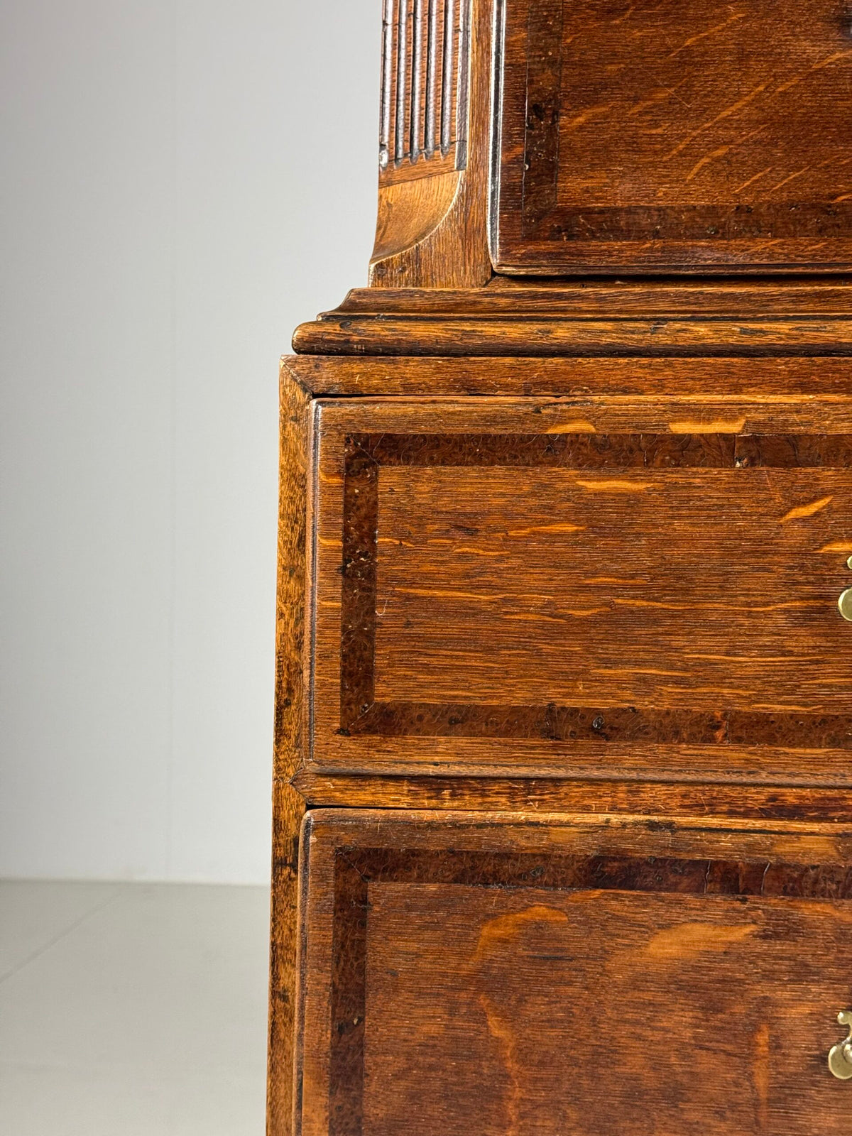English Oak Tallboy Chest on Chest, c. 1800, photo 22