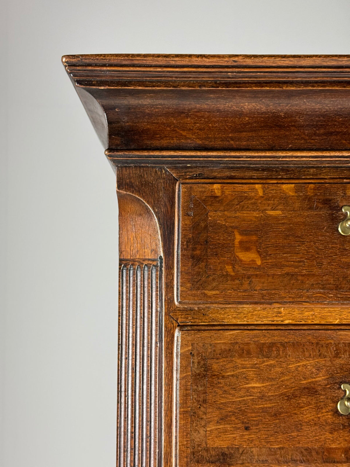 English Oak Tallboy Chest on Chest, c. 1800, photo 19