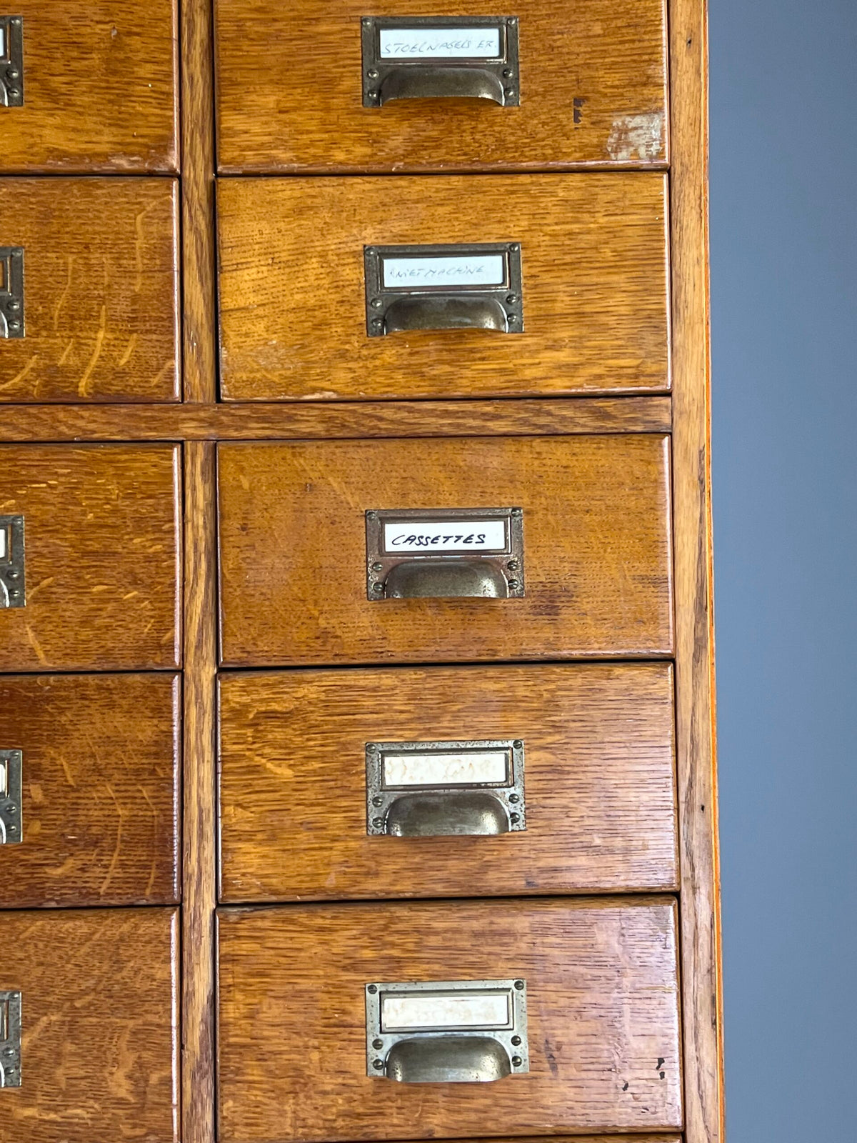 Large Apothecary Cabinet with 96 Drawers, The Hague, c. 1960, photo 11