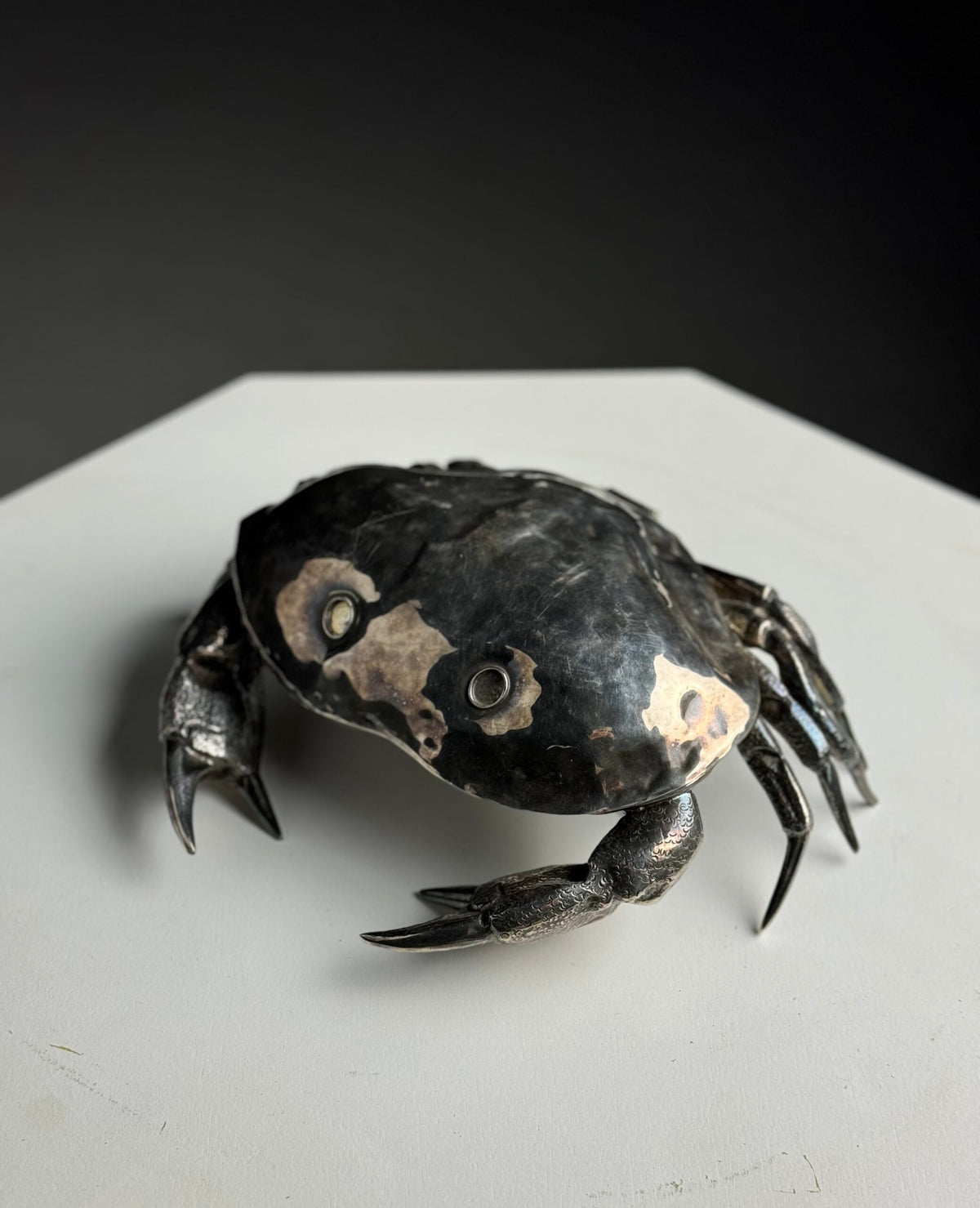Silver Plated Crab in the Style of Franco Lapini, Spain c. 1960, photo 7