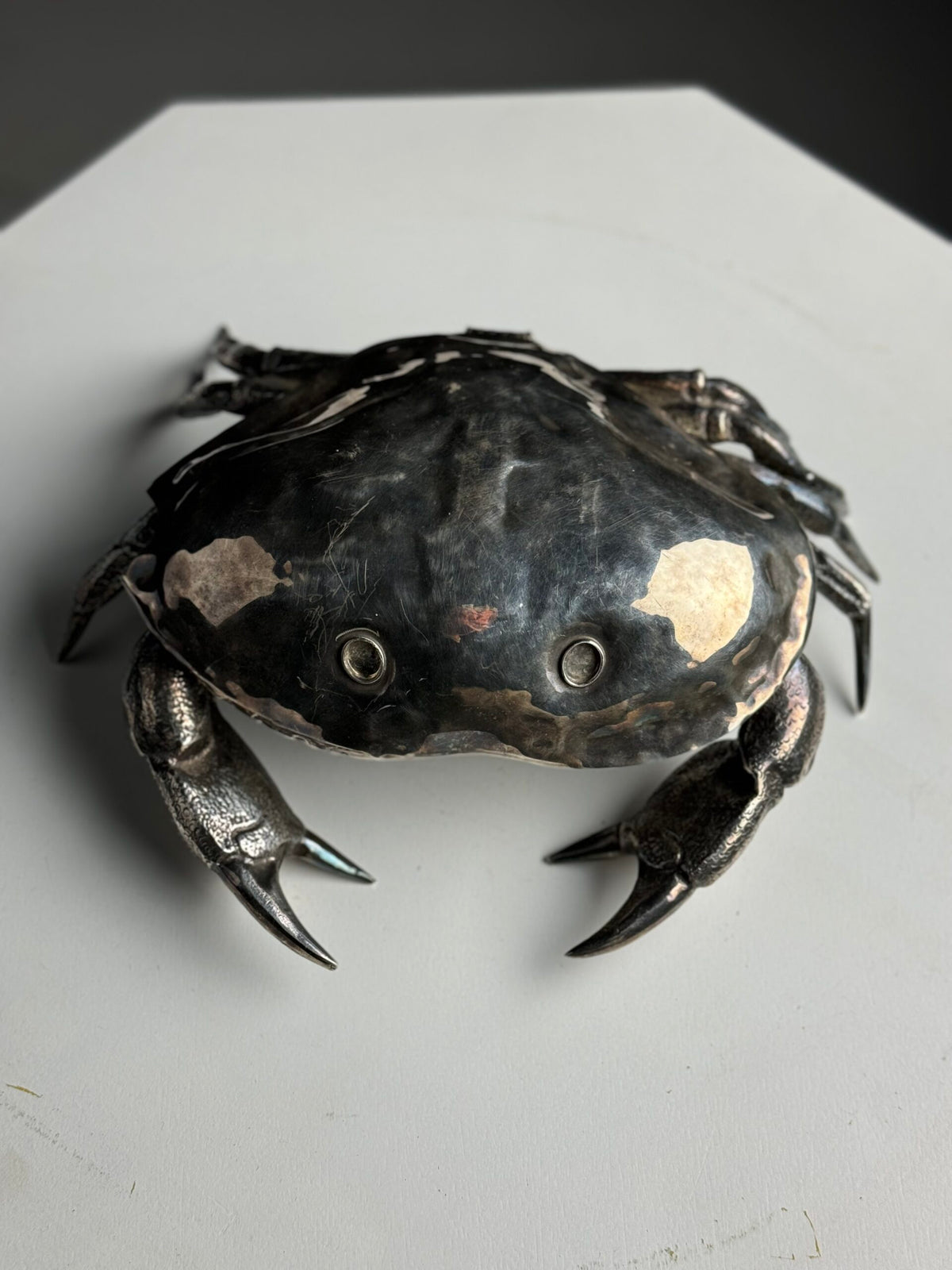 Silver Plated Crab in the Style of Franco Lapini, Spain c. 1960, photo 9