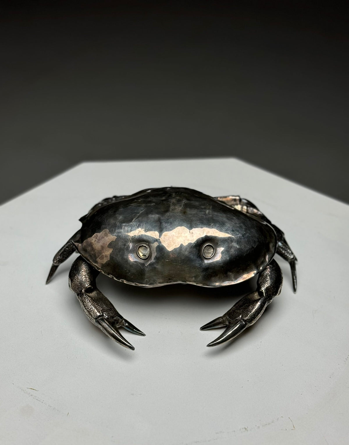 Silver Plated Crab in the Style of Franco Lapini, Spain c. 1960, photo 11