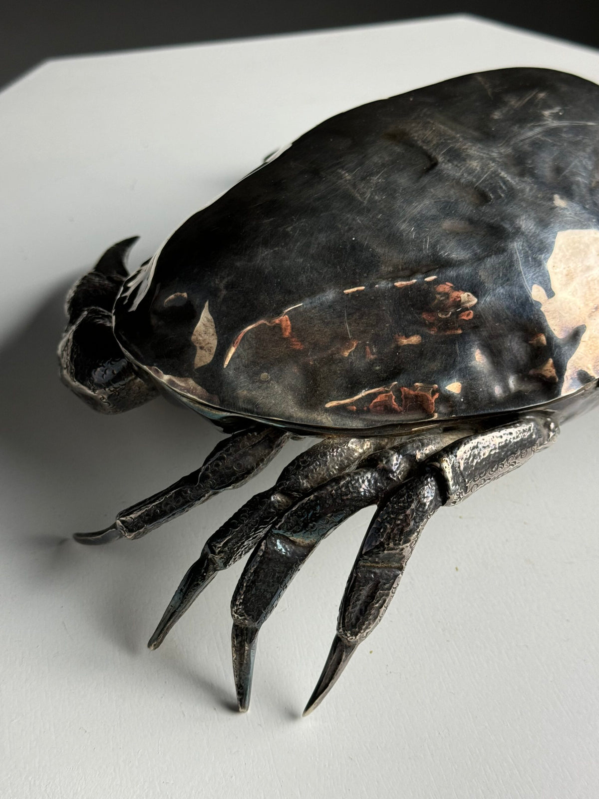 Silver Plated Crab in the Style of Franco Lapini, Spain c. 1960, photo 10