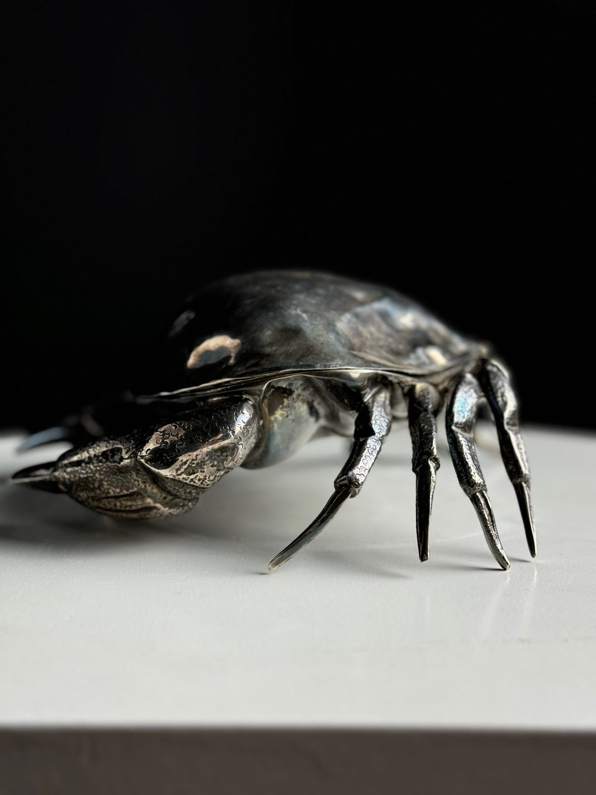 Silver Plated Crab in the Style of Franco Lapini, Spain c. 1960, photo 15