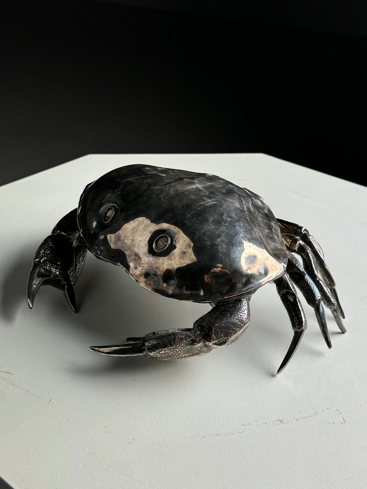 Silver Plated Crab in the Style of Franco Lapini, Spain c. 1960, photo 18