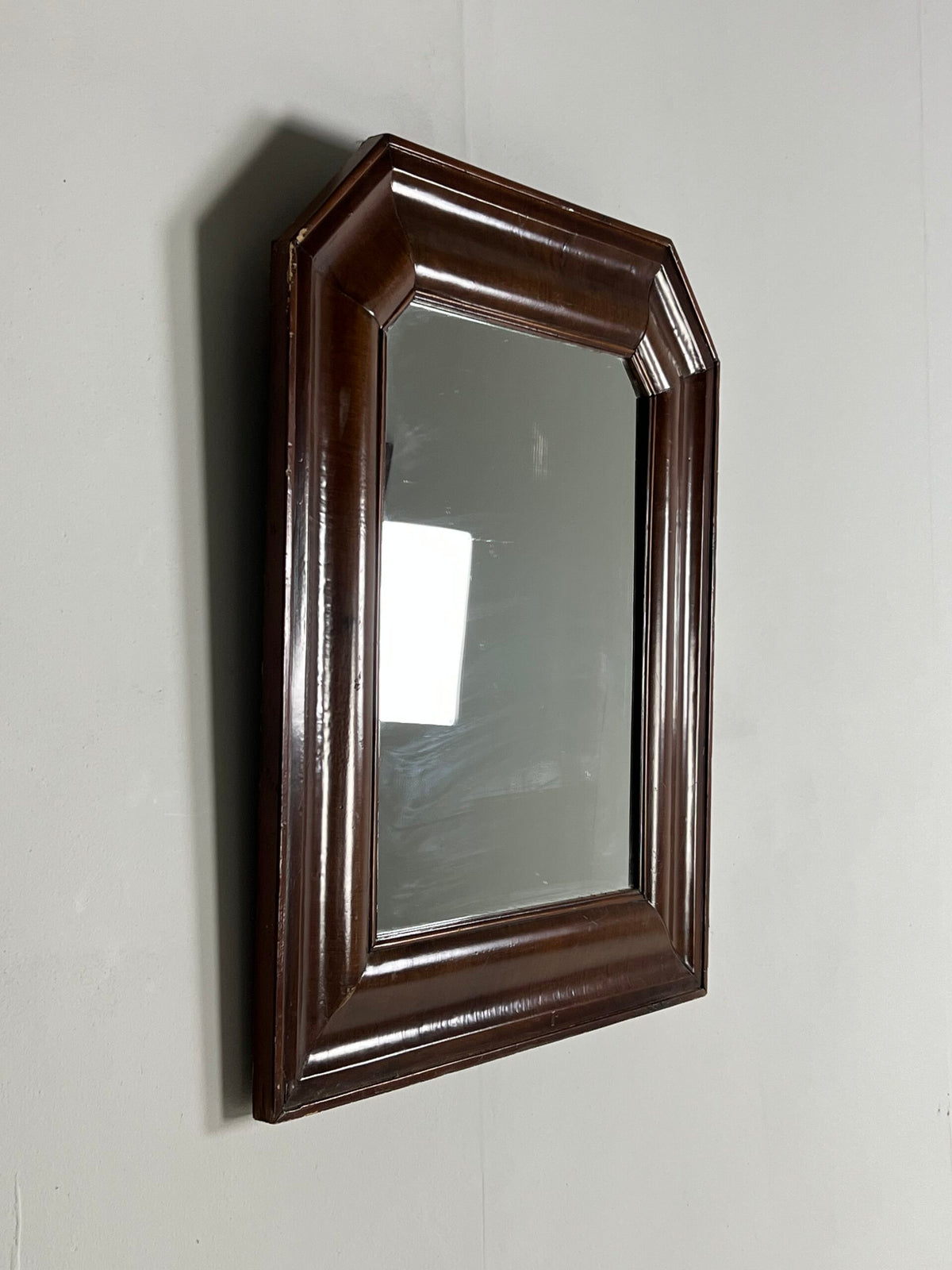 Dutch Mirror with Veneered Wide Frame, 19th Century, photo 3