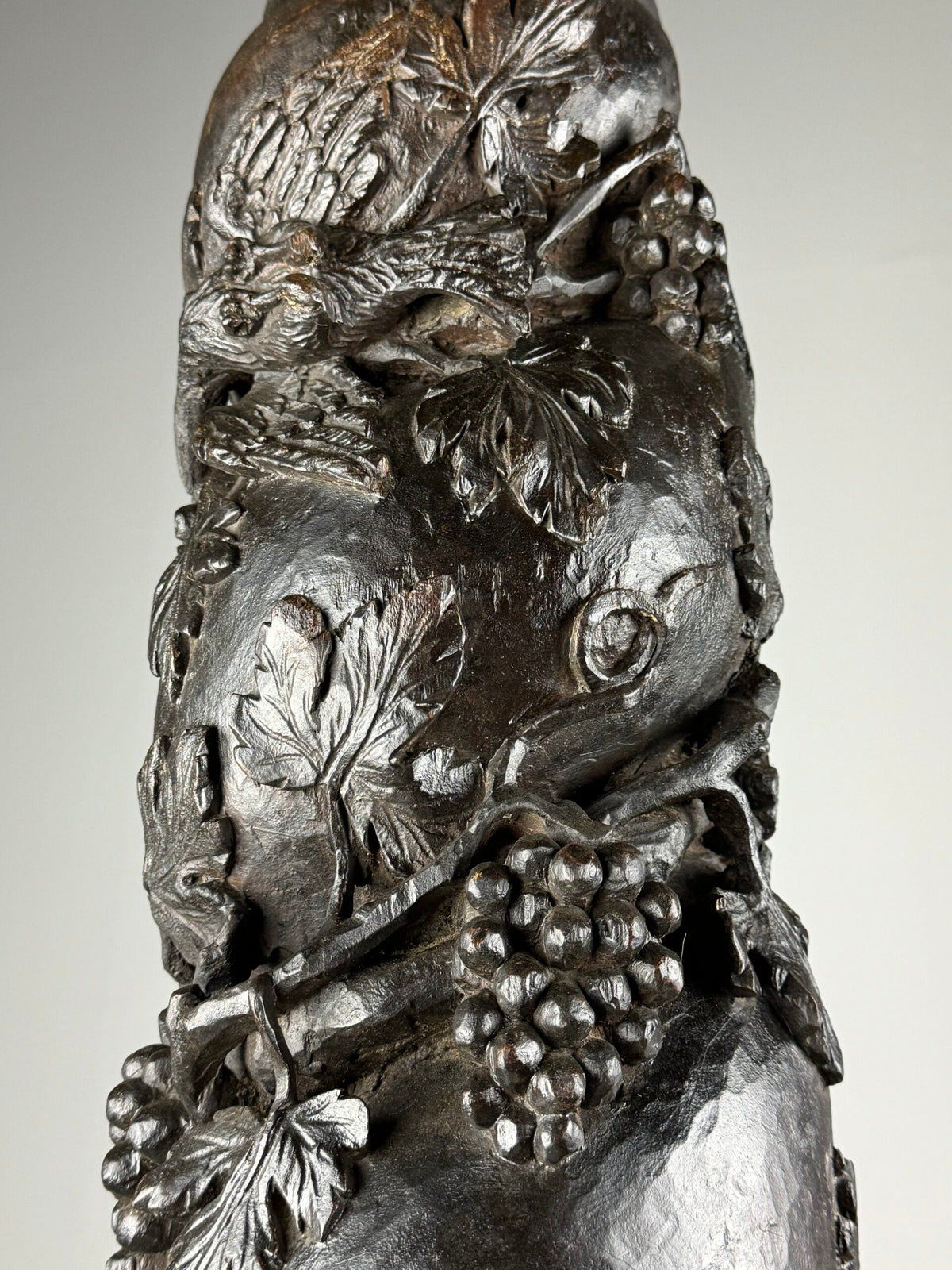 French Hand Carved Column Fragment from an Altar, 18th Century, photo 14
