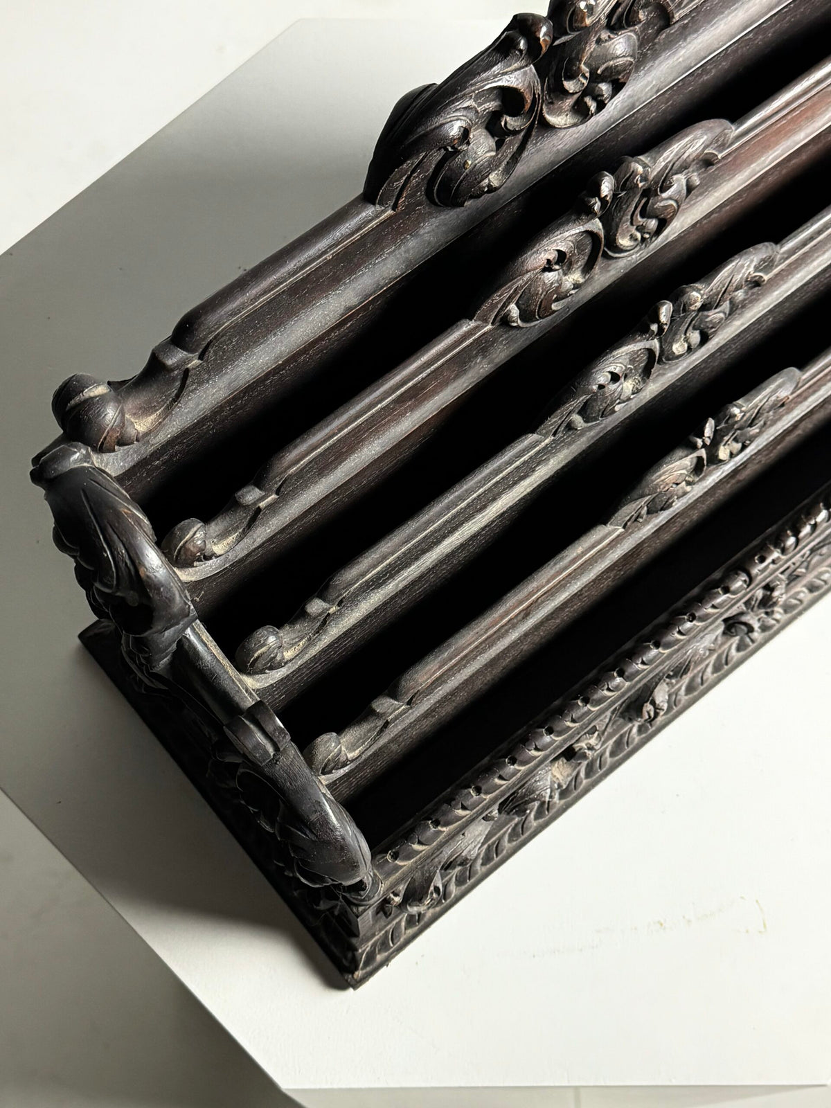 Carved Desk Organizer, Probably French c. 1890, photo 11