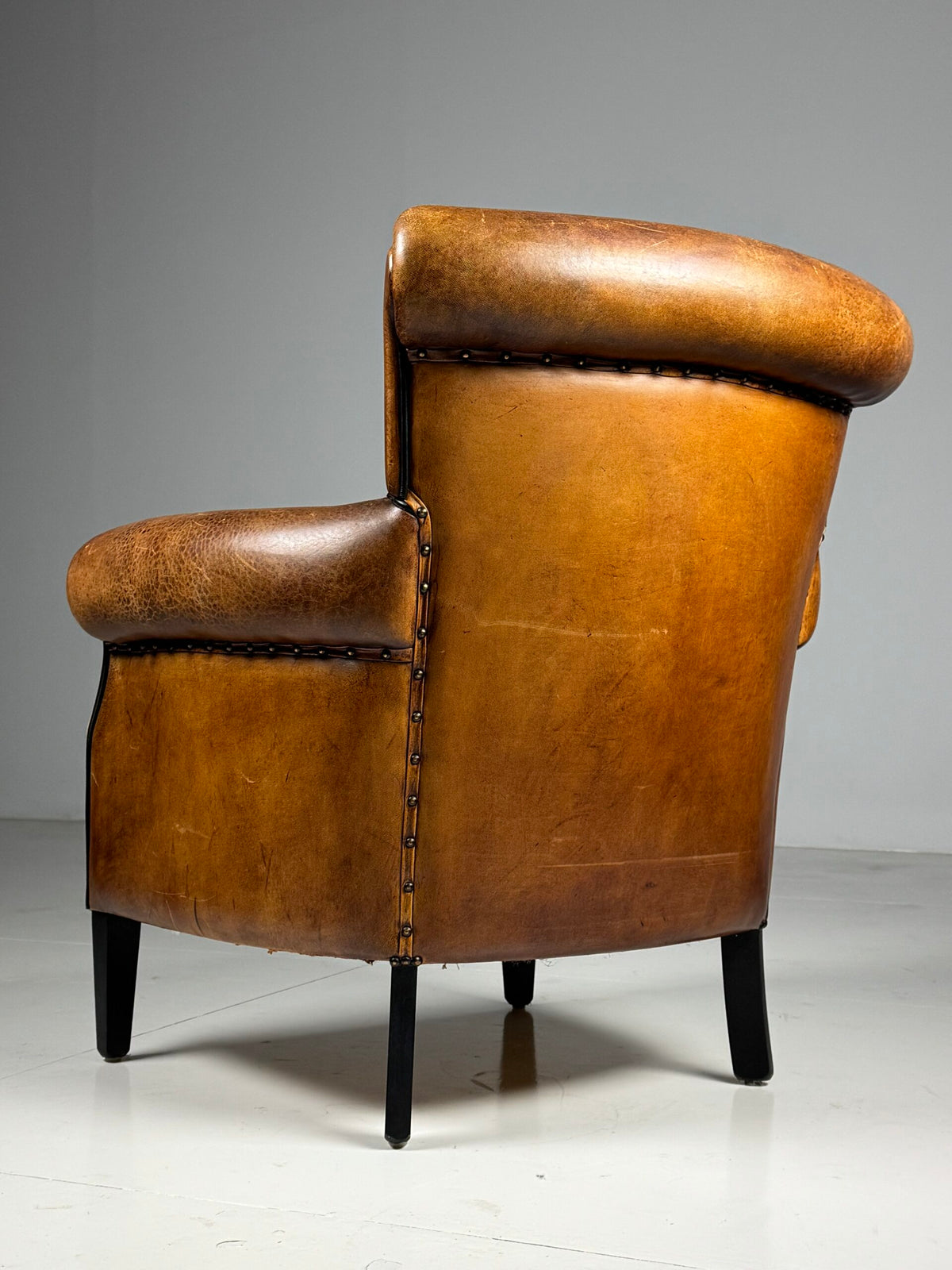 Sheepskin Club Armchair, 1990s, photo 11