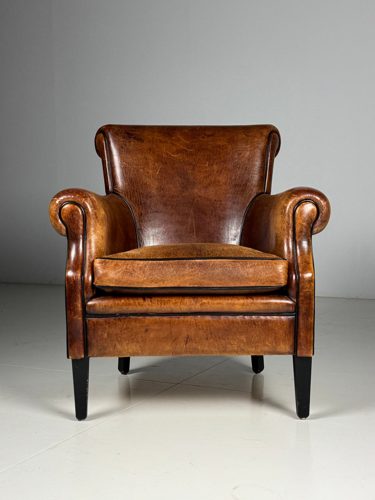 Sheepskin Club Armchair, 1990s, photo 1
