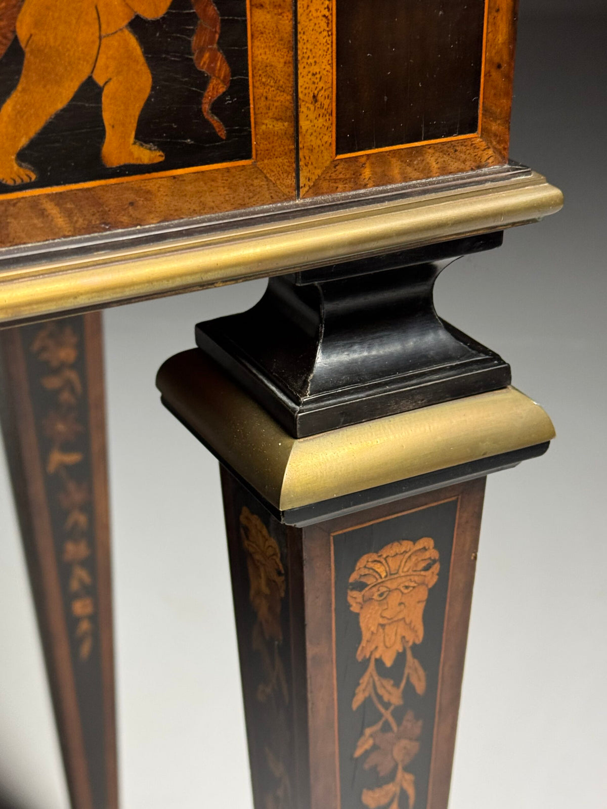 French Ebony Marquetry Games Table, 19th Century, photo 30