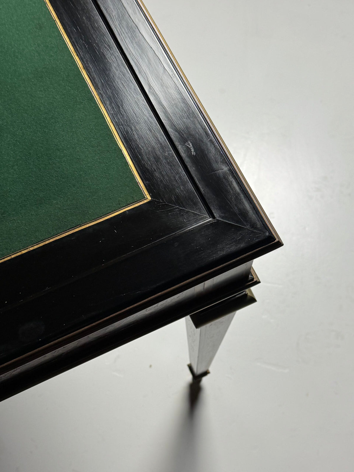French Ebony Marquetry Games Table, 19th Century, photo 22