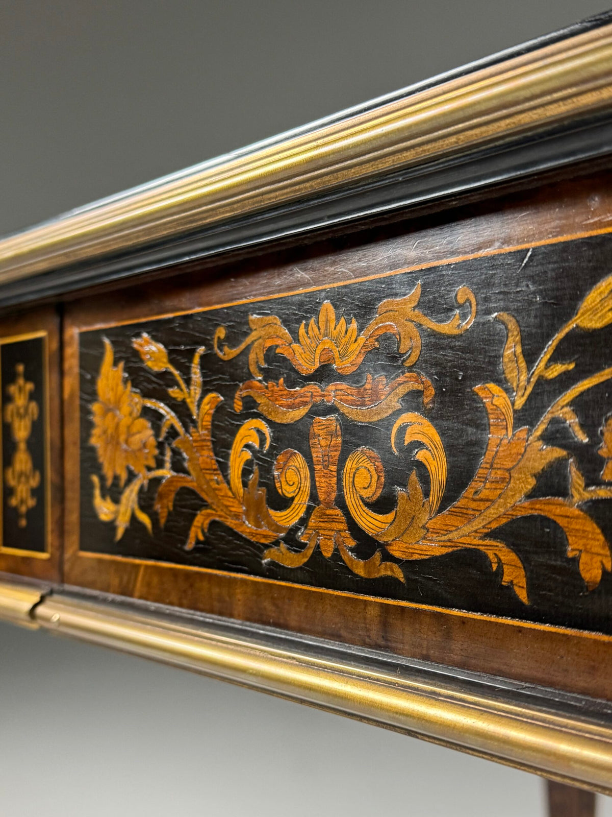 French Ebony Marquetry Games Table, 19th Century, photo 6