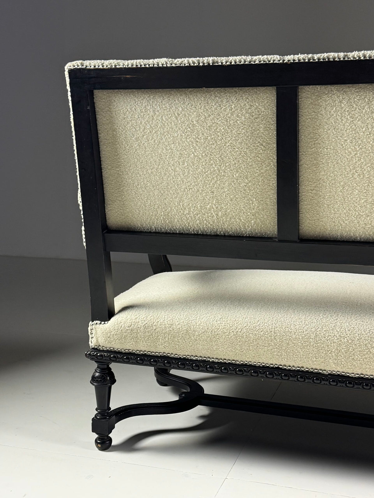 French Sofa with Ram's Head Arms, 19th Century, photo 20