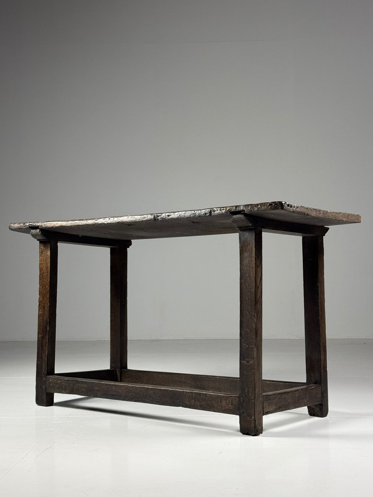 Oak Console Table with Single Plank Top, 18th Century, photo 26