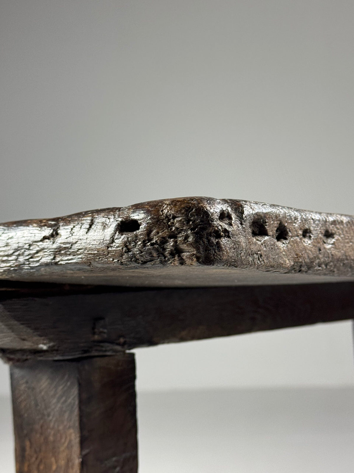 Oak Console Table with Single Plank Top, 18th Century, photo 20
