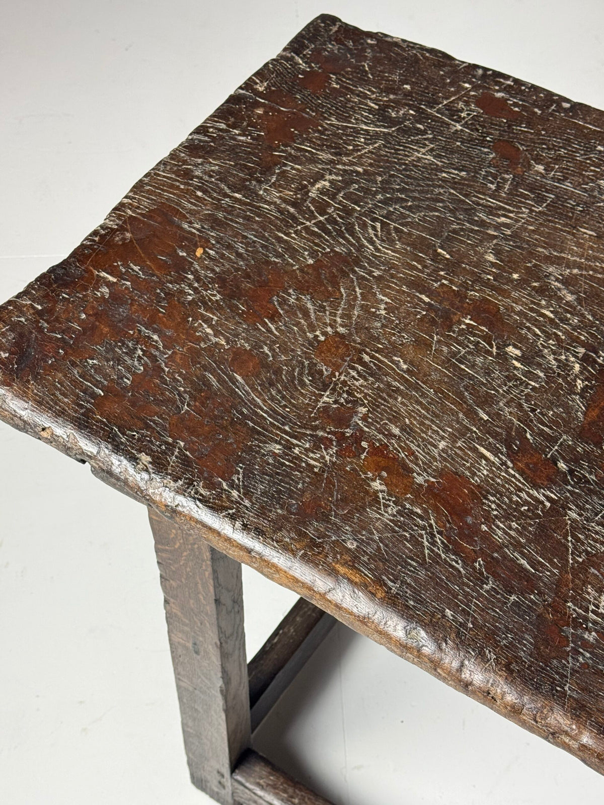 Oak Console Table with Single Plank Top, 18th Century, photo 16
