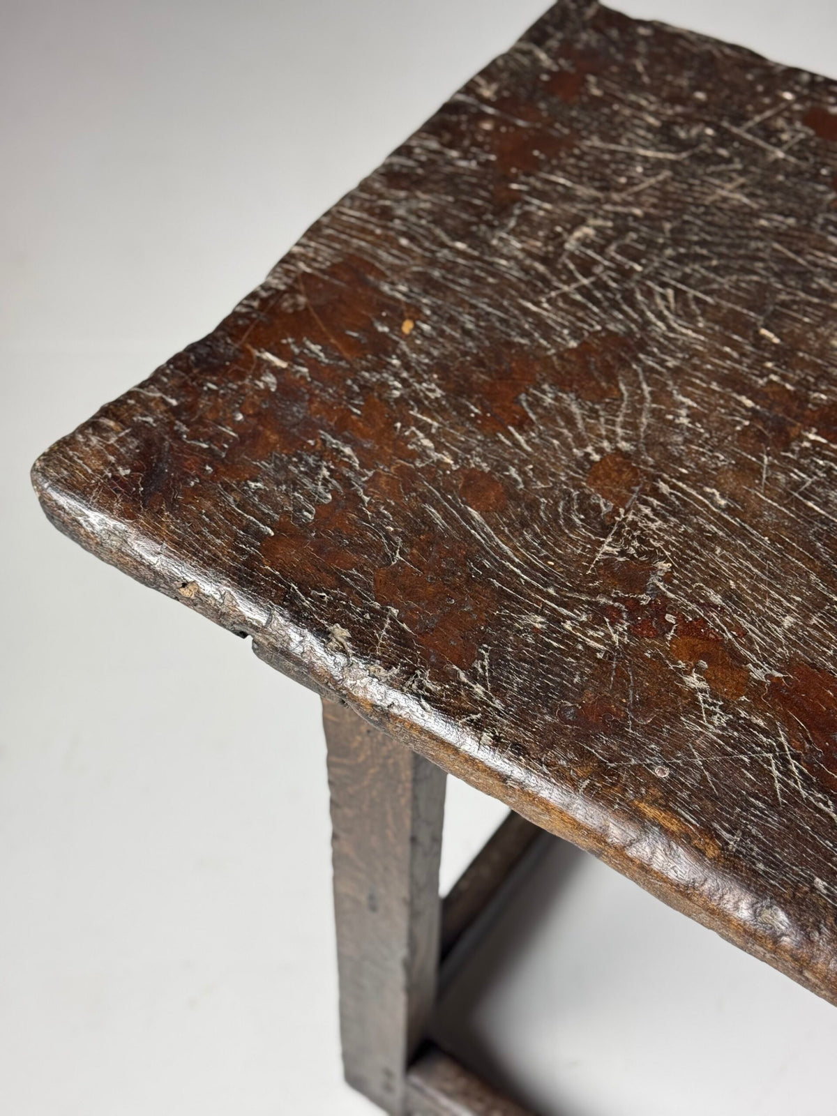 Oak Console Table with Single Plank Top, 18th Century, photo 12