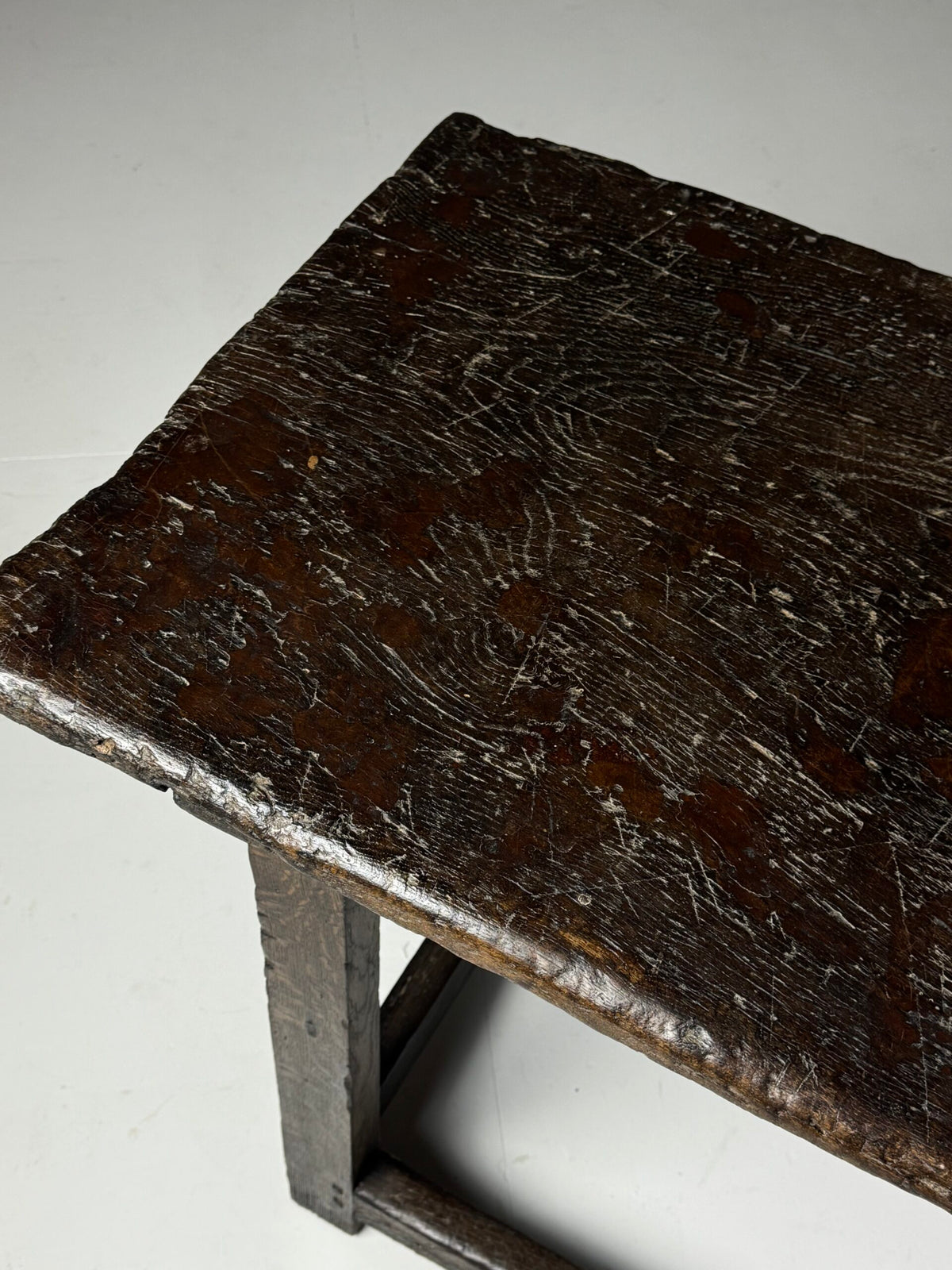 Oak Console Table with Single Plank Top, 18th Century, photo 11