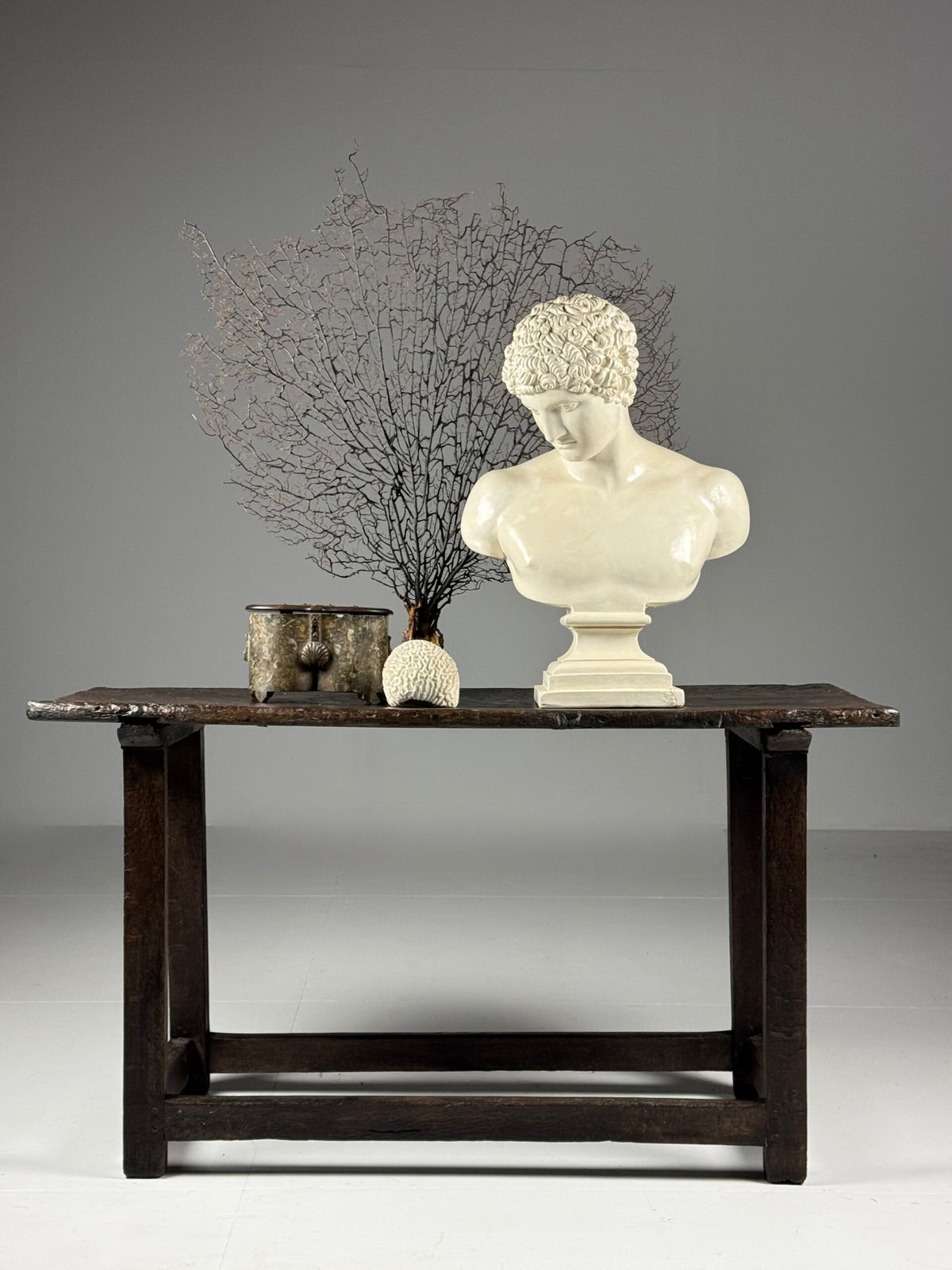 Oak Console Table with Single Plank Top, 18th Century, photo 7