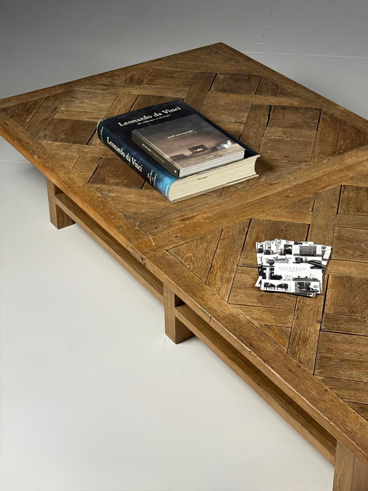 Extra Large Coffee Table from Two Versailles Floor Panels, photo 9