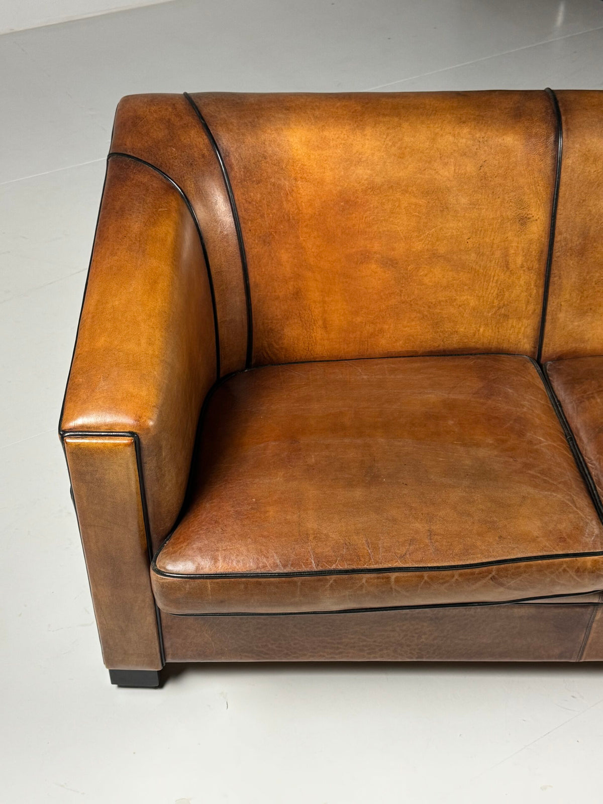 Art Deco Style Sheepskin Three Seater Sofa by Lounge Atelier, photo 18